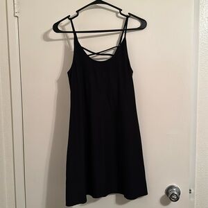 Xhilaration black sleeping dress size XS